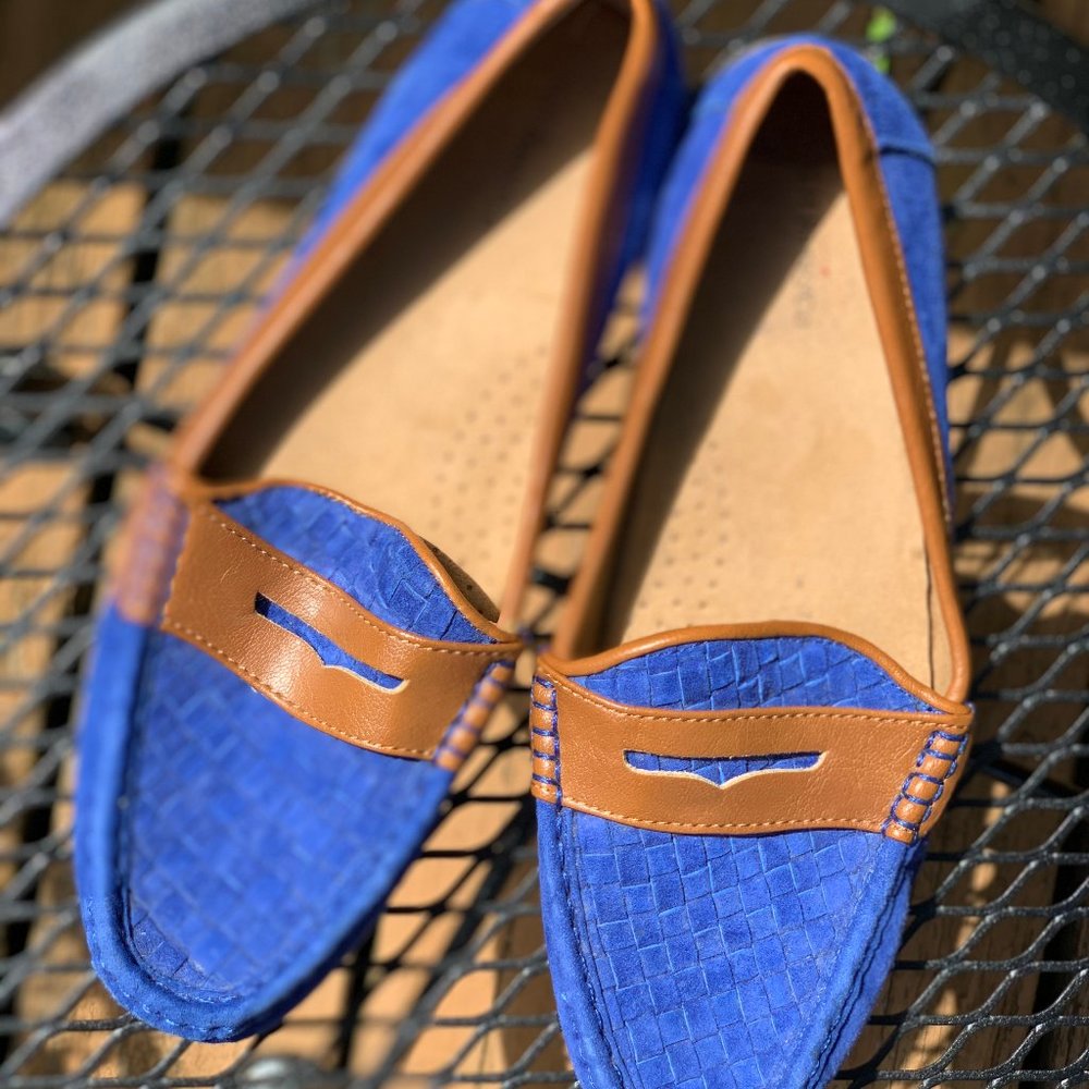 G.H.BASS - Blue Loafers